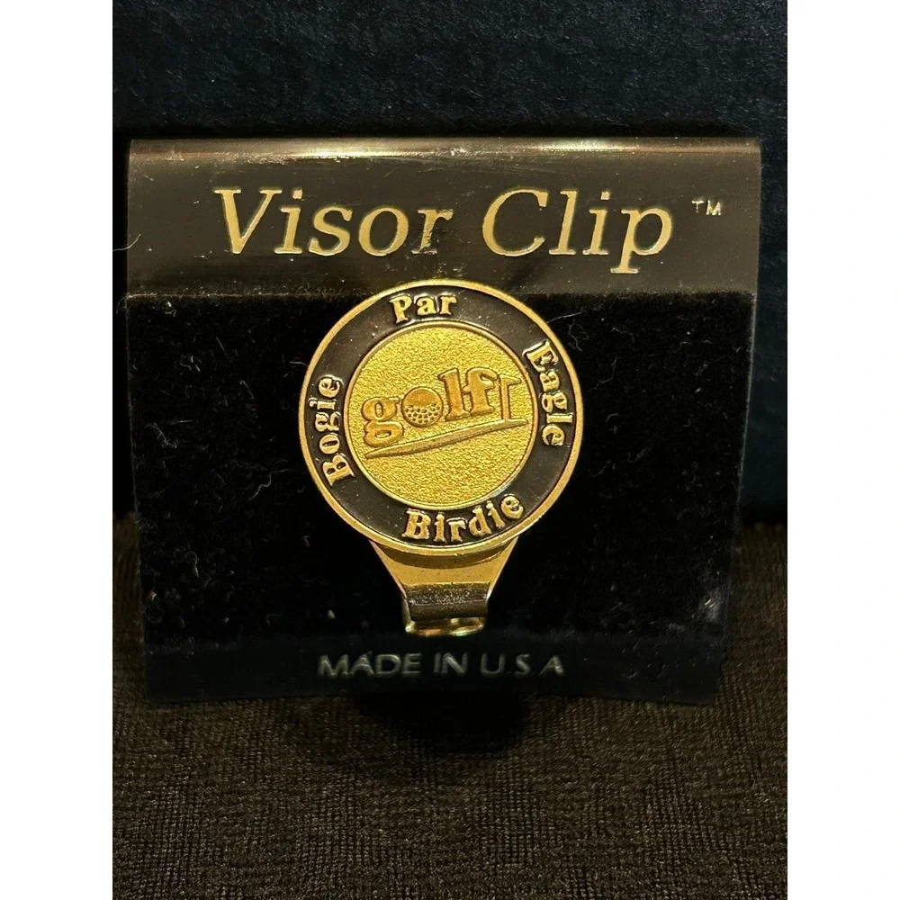 Lot Of 6 Assorted Golf Visor Clips